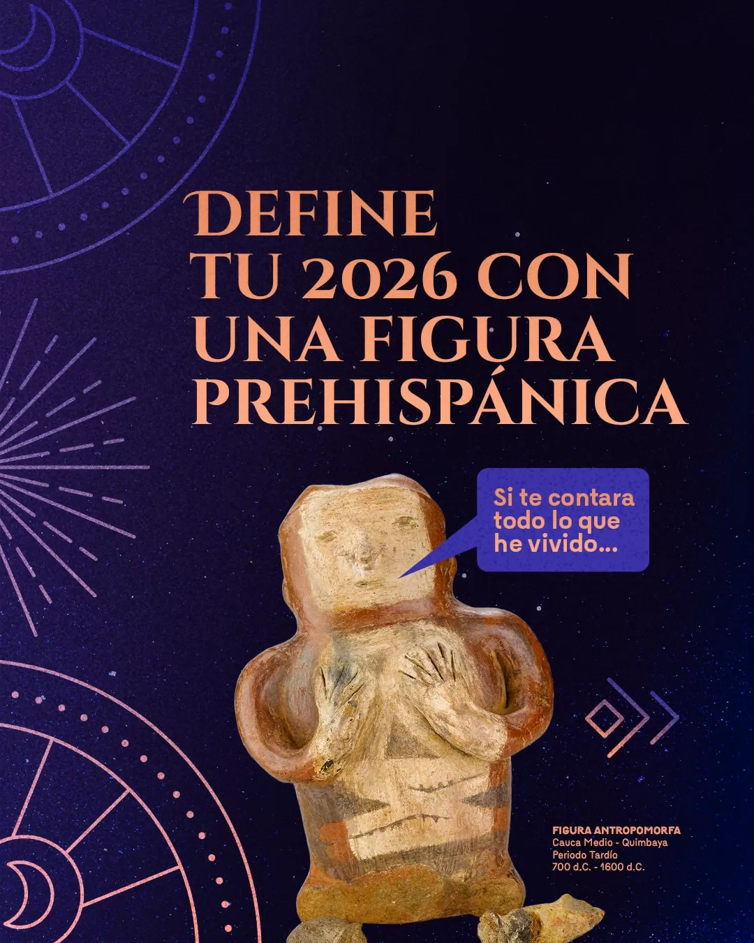 Define tu 2026 con una figura prehispánica.