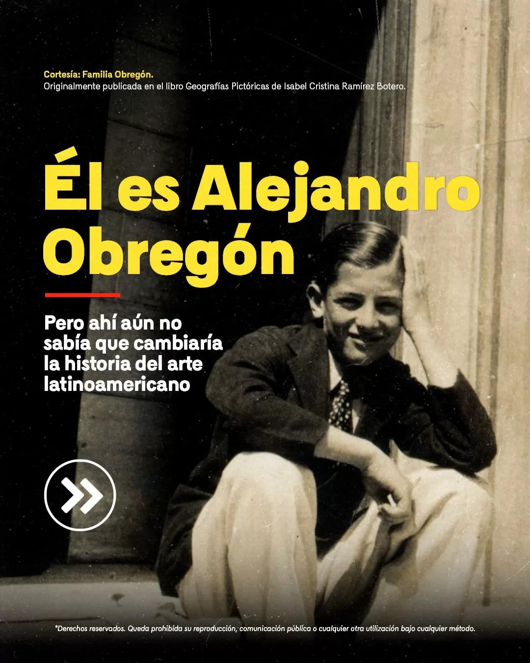Él es Alejandro Obregón, pero ahí aún no sabía que cambiaría la historia del arte latinoamericano.