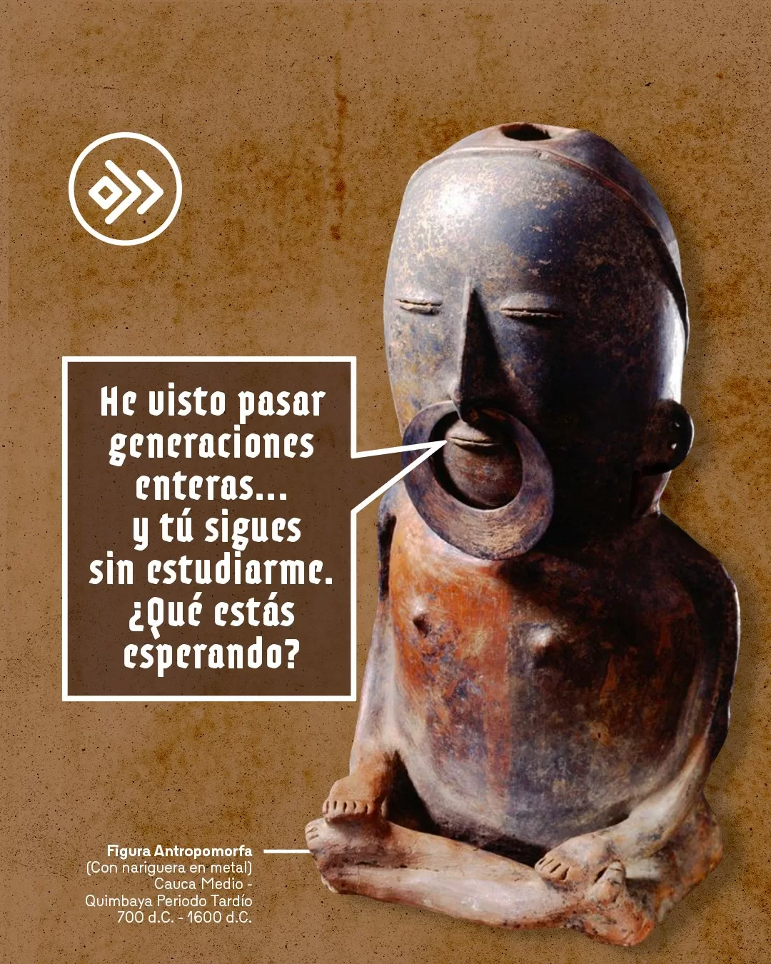 He visto pasar generaciones enteras... y tu sigues sin estudiarme. ¿Qué estás esperando?