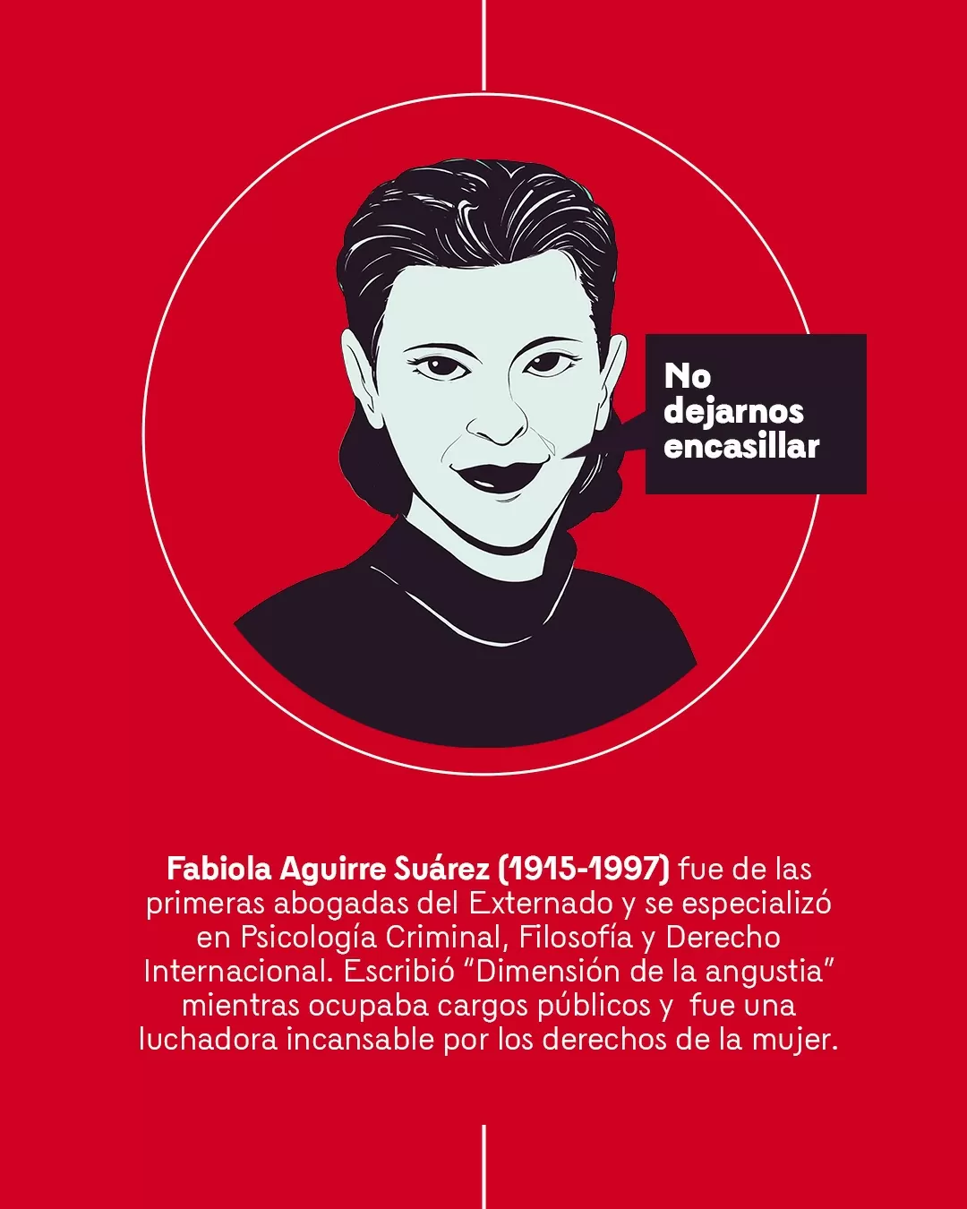 Fabiola Aguirre Suárez (1915-1997) y su texto: No dejarnos encasillar 