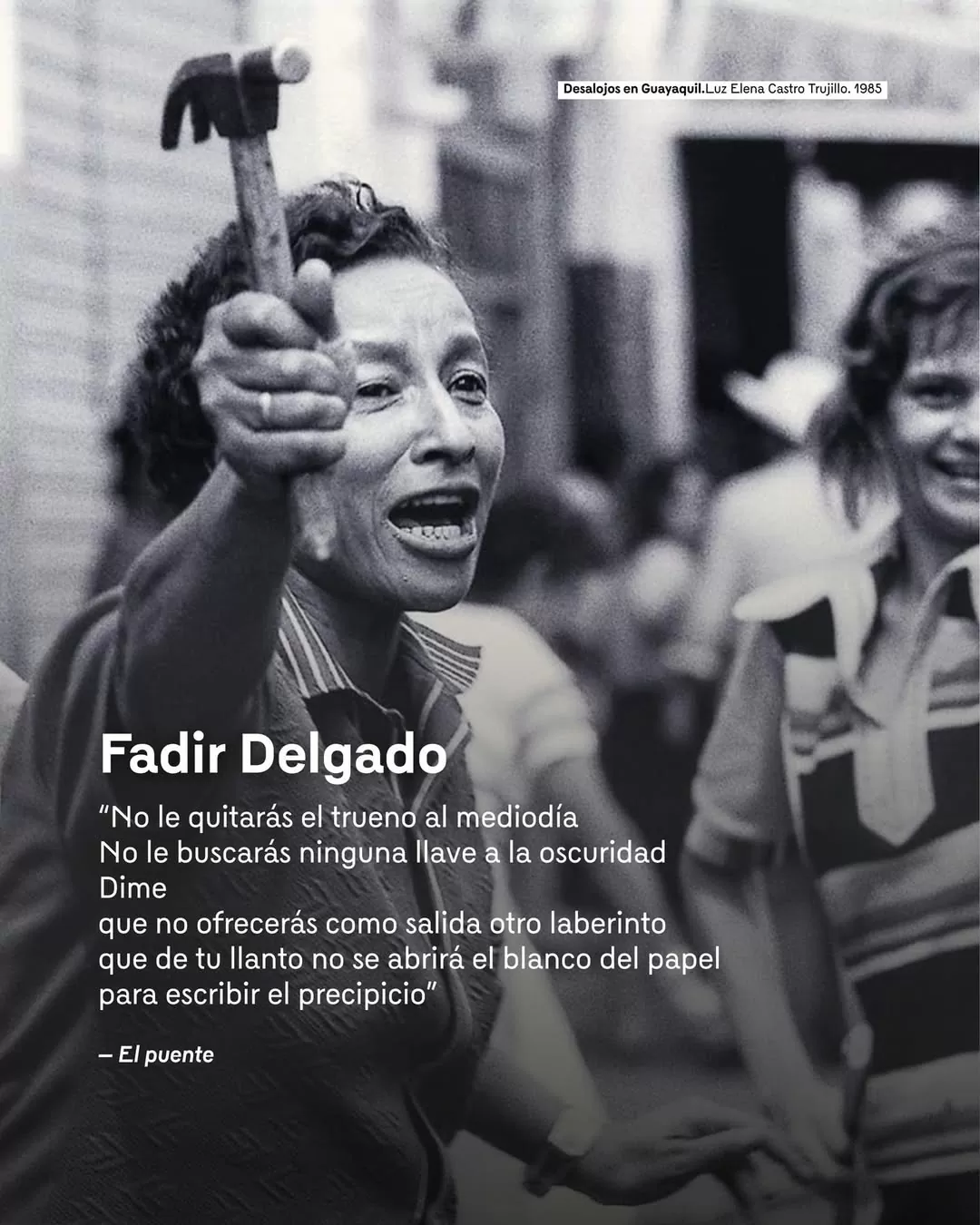 Desalojos en Guayaquil, por Luz Elena Castro