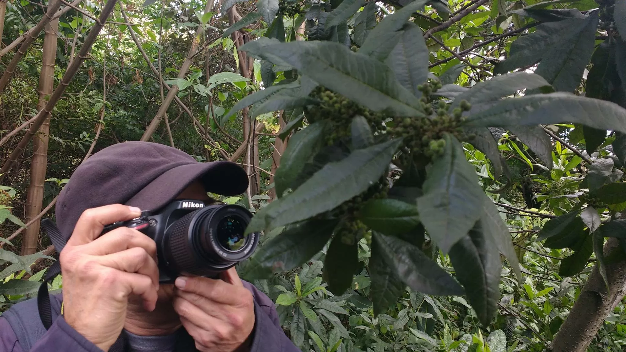 Fotógrafo en el Humedal Córdoba