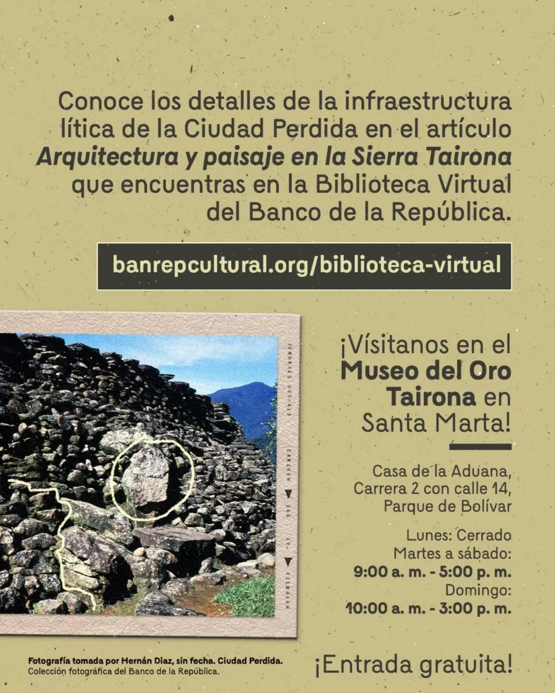 Ciudad perdida en Santa Marta 