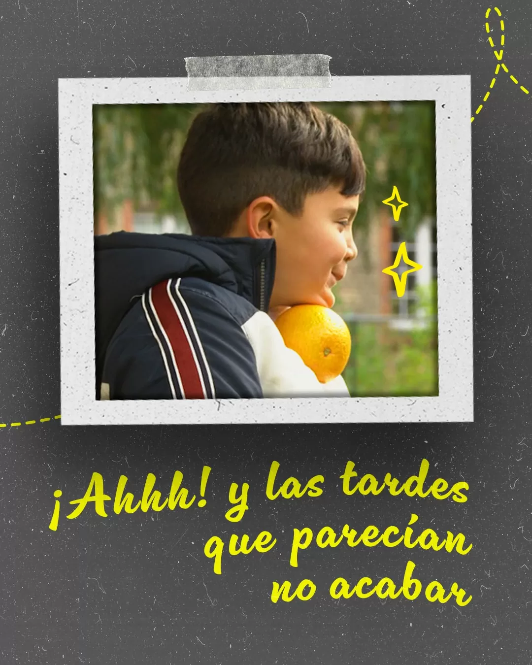 !Ahhh! y las tardes que parecían no acabar.