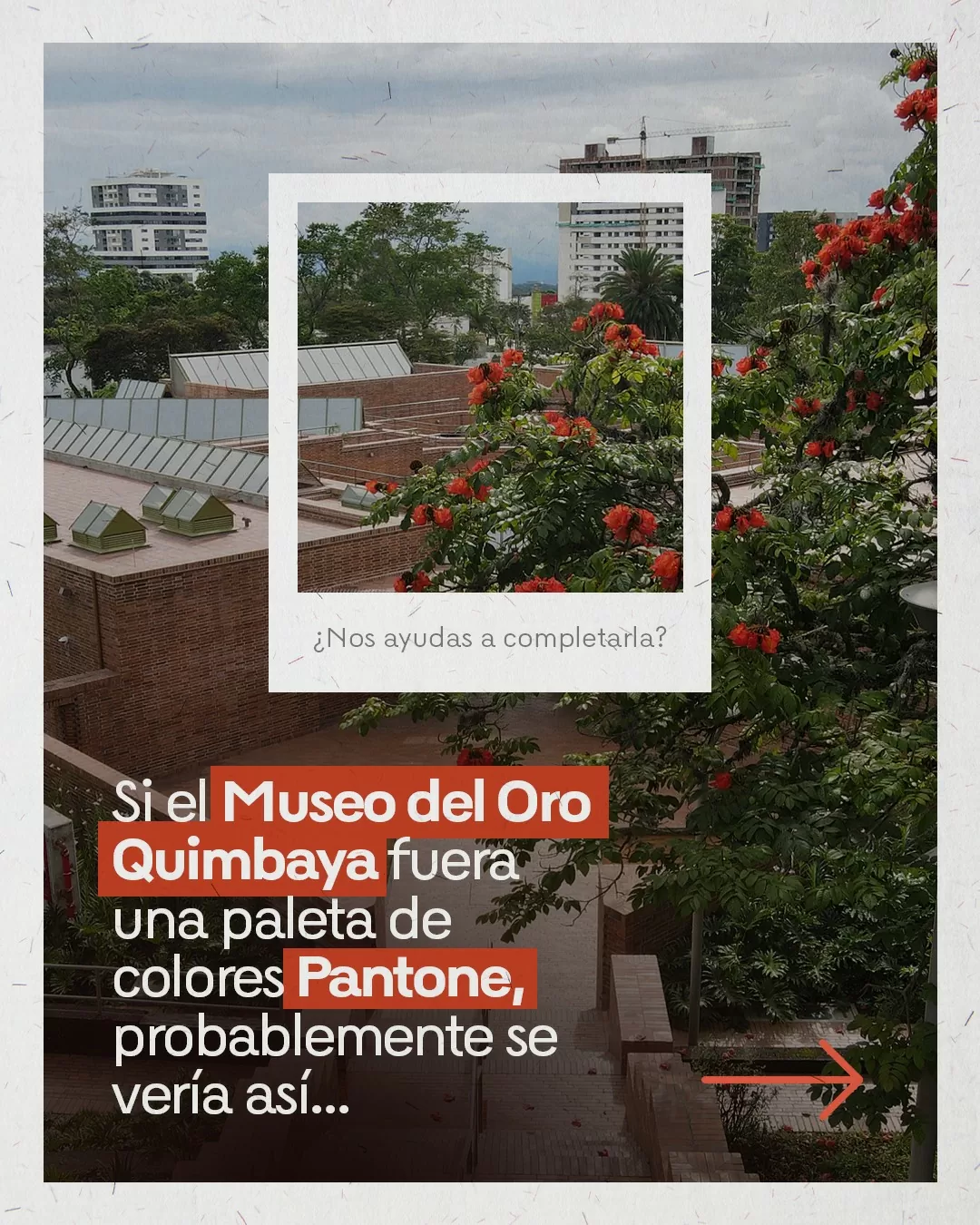 Si el Museo del Oro Quimbaya fuera una paleta de colores Pantone, probablemente se vería así...