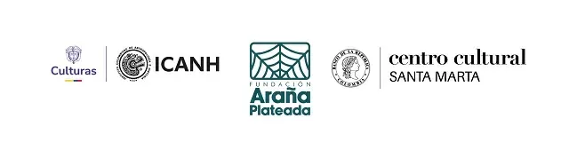 Logos ICANH, Fundación Araña y Centro Cultural Santa Marta