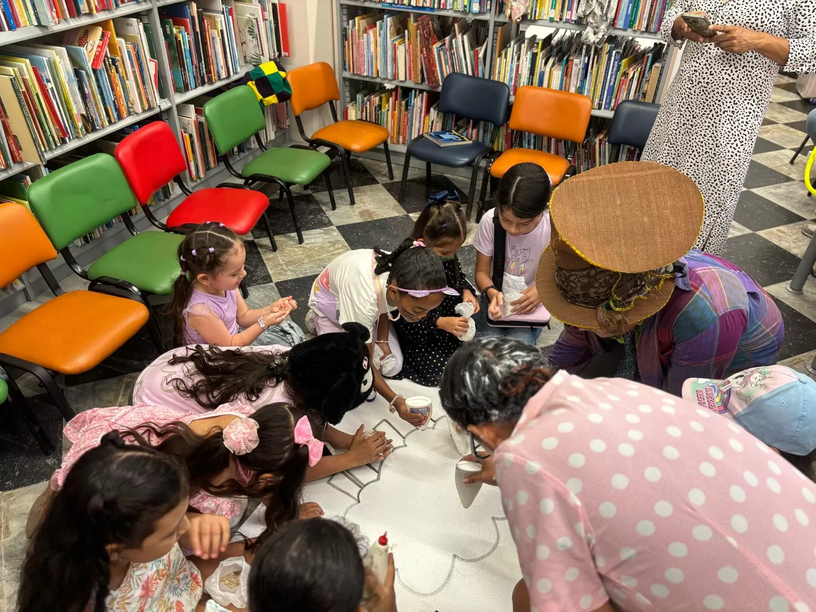Taller entre niños en la BBC