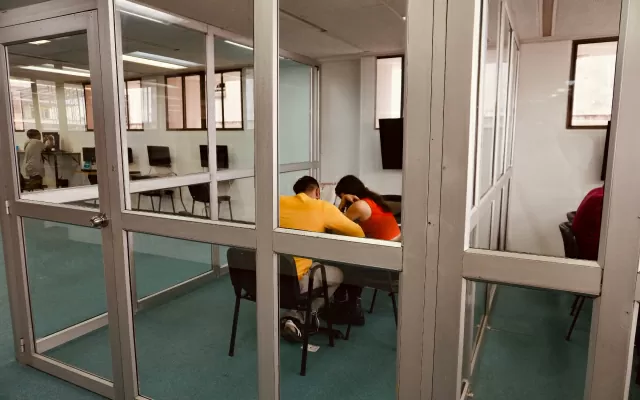 Sala investigadores en la Biblioteca Darío Echandía, Ibagué. 2024