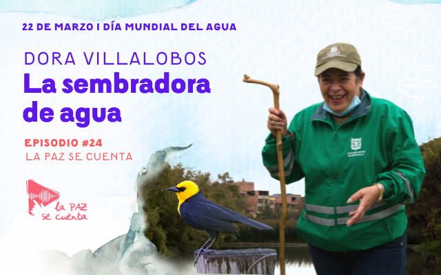 Dora Villalobos, se describe a sí misma como “la hija adoptiva de Bogotá”.