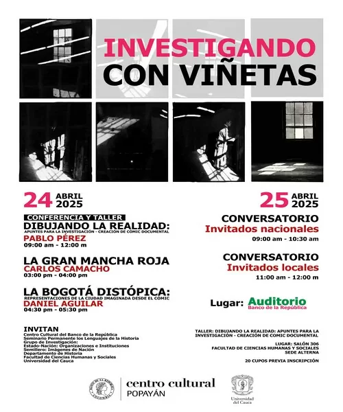 Seminario Investigando con viñetas Popayán
