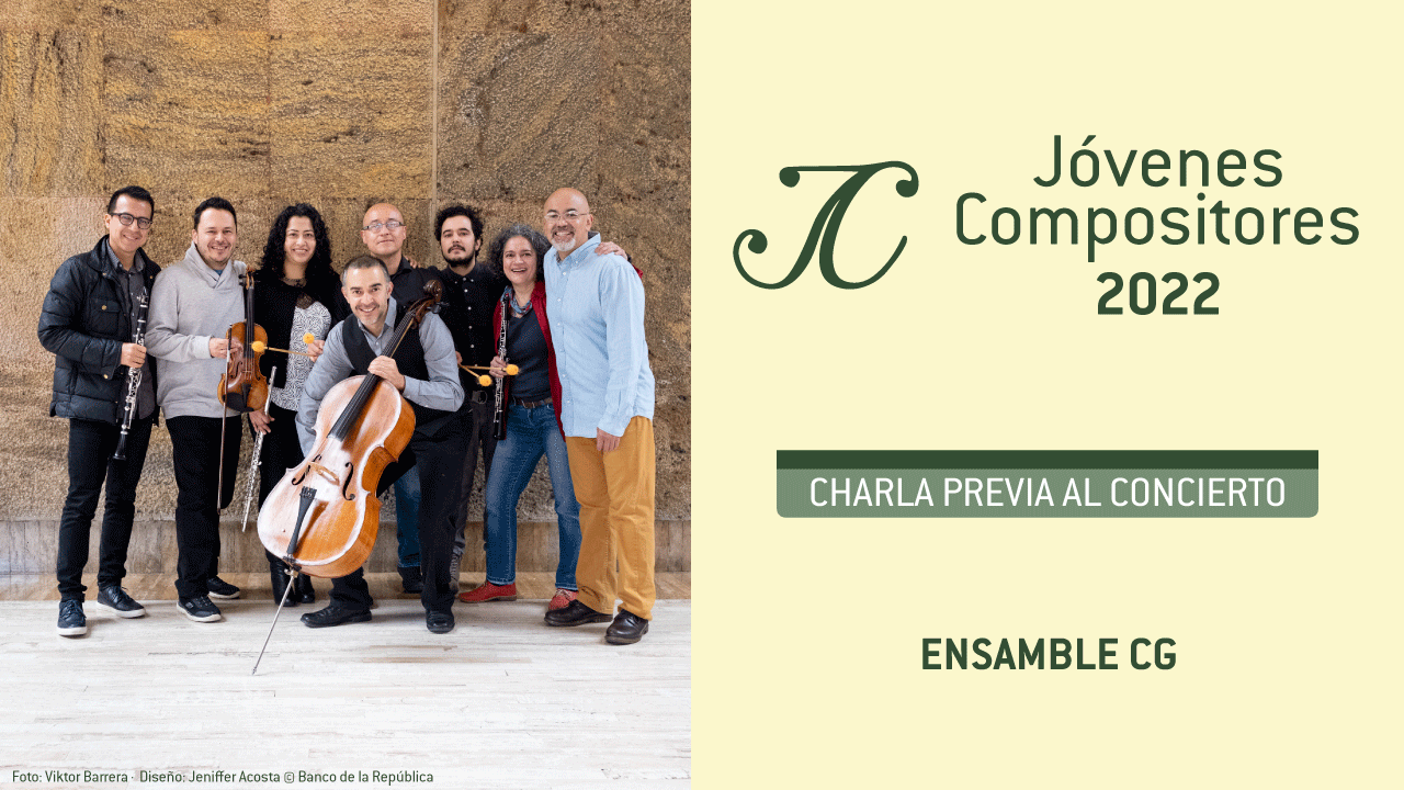 Concierto JC Charla previa ensamble CG