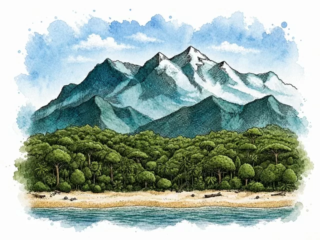 Ilustración de la Sierra Nevada de Santa Marta 