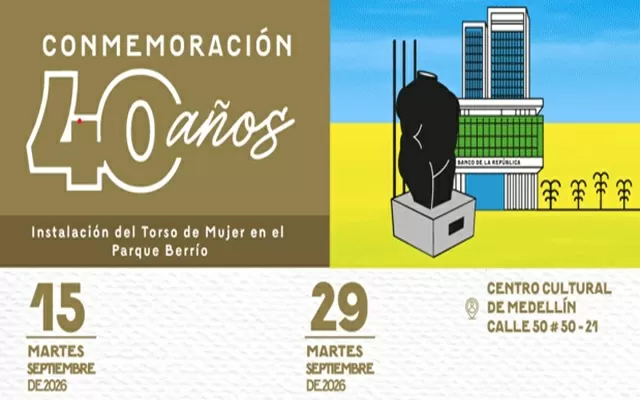 Conmemoración 40 años de la instalación “Torso de mujer”