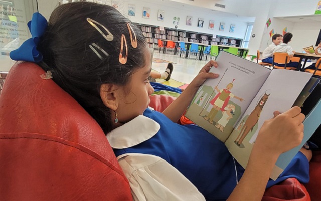 Niños en taller de Mediación a la lectura