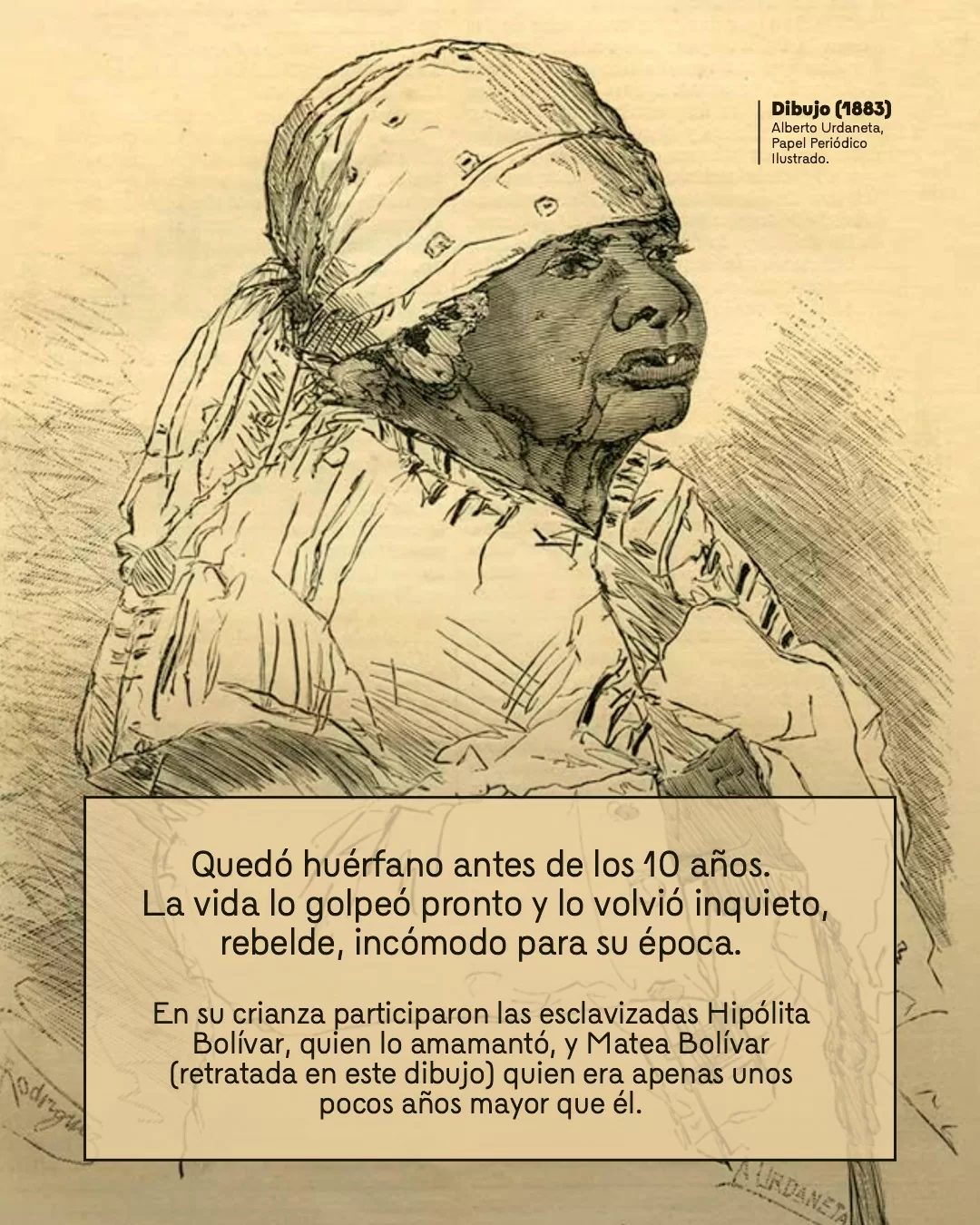Ilustración con texto, acompañada del Dibujo (1883). Alberto Urdaneta, Papel Periódico Ilustrado