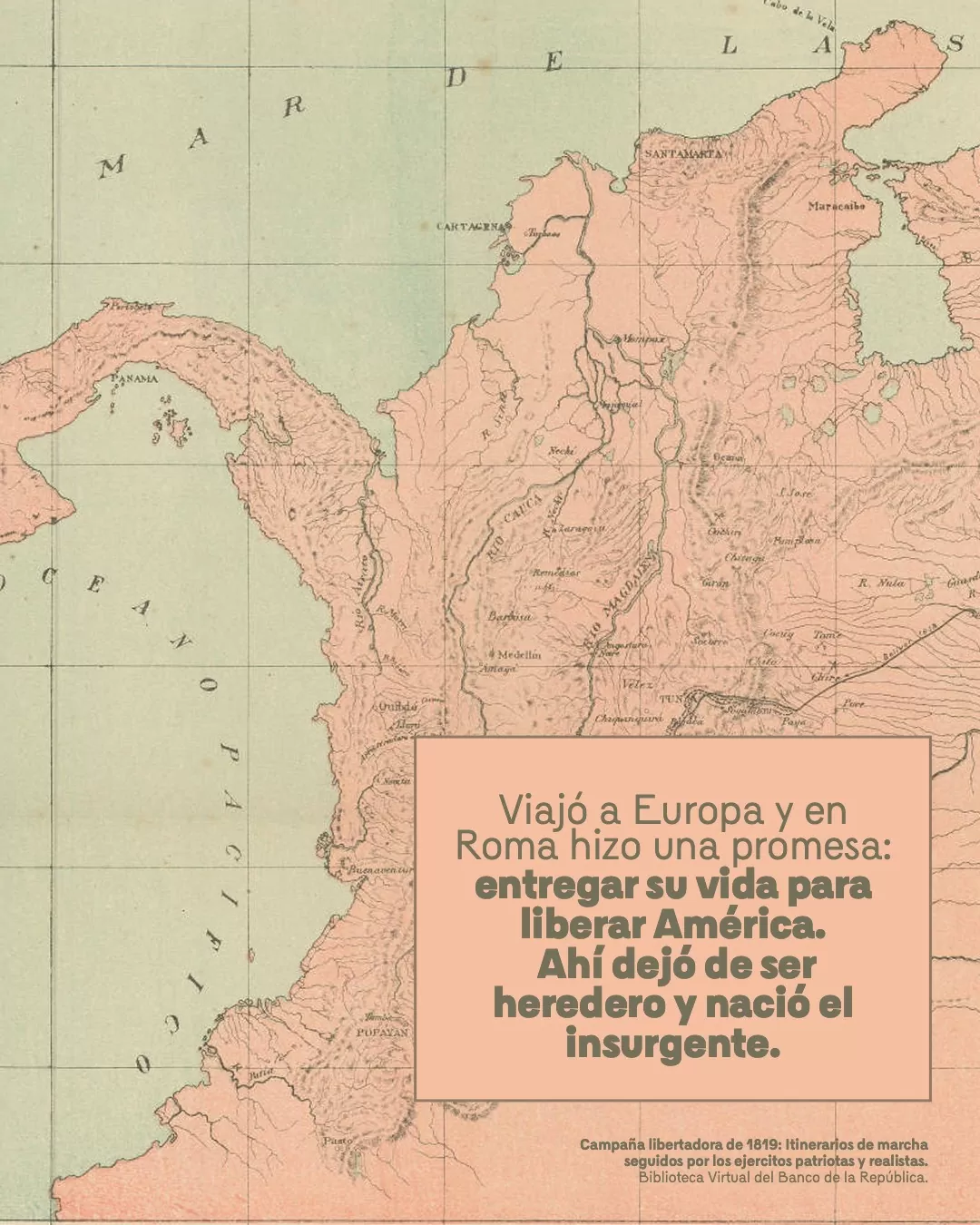 Imagen con la obra Campaña libertadora de 1819: itinerarios de marcha seguidos por los ejércitos patriotas y realistas. Biblioteca Virtual del Banco de la República .jpg