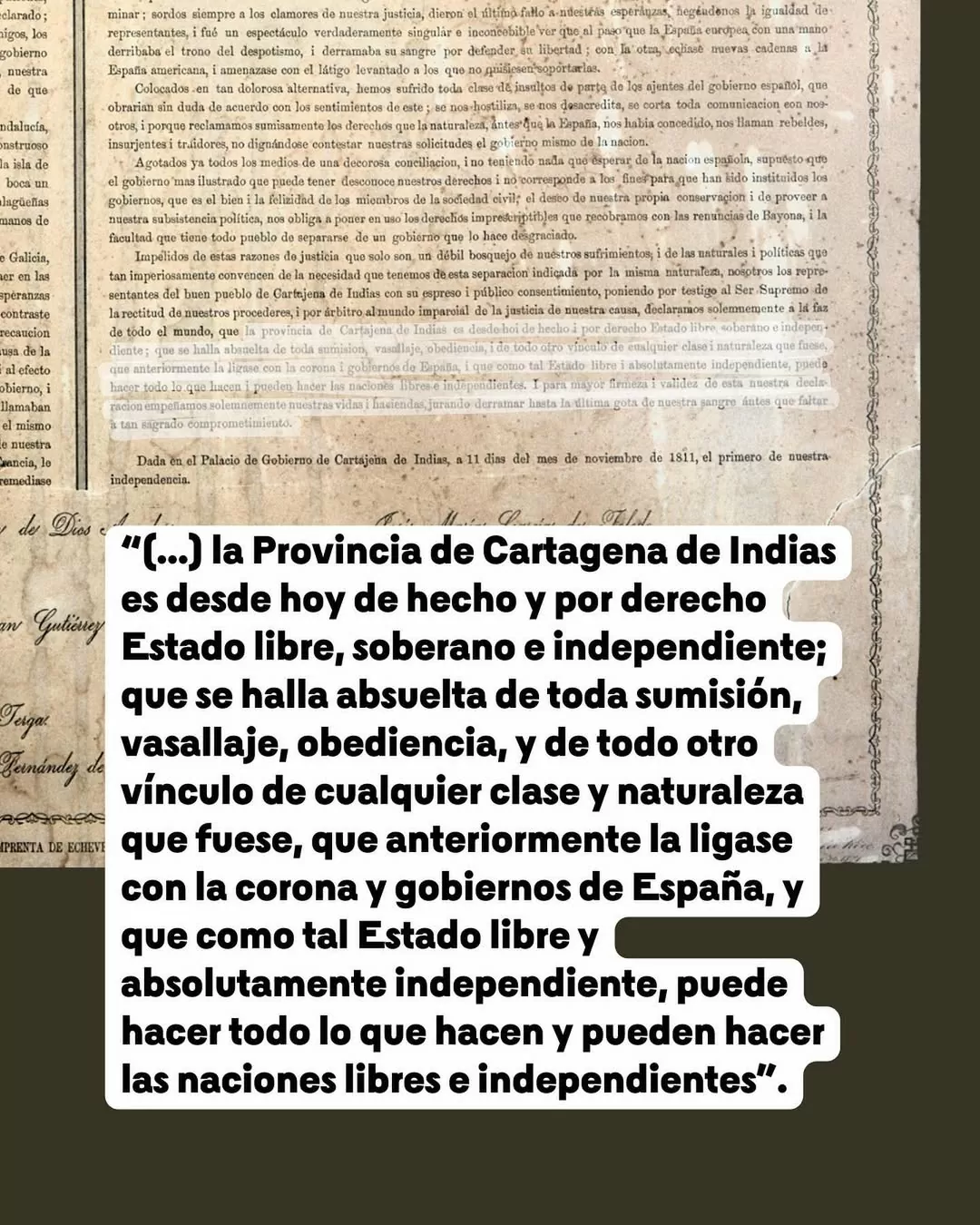 Acta reproducida por Antonio M. Londoño (1910), en la Imprenta de Carteles de Bogotá