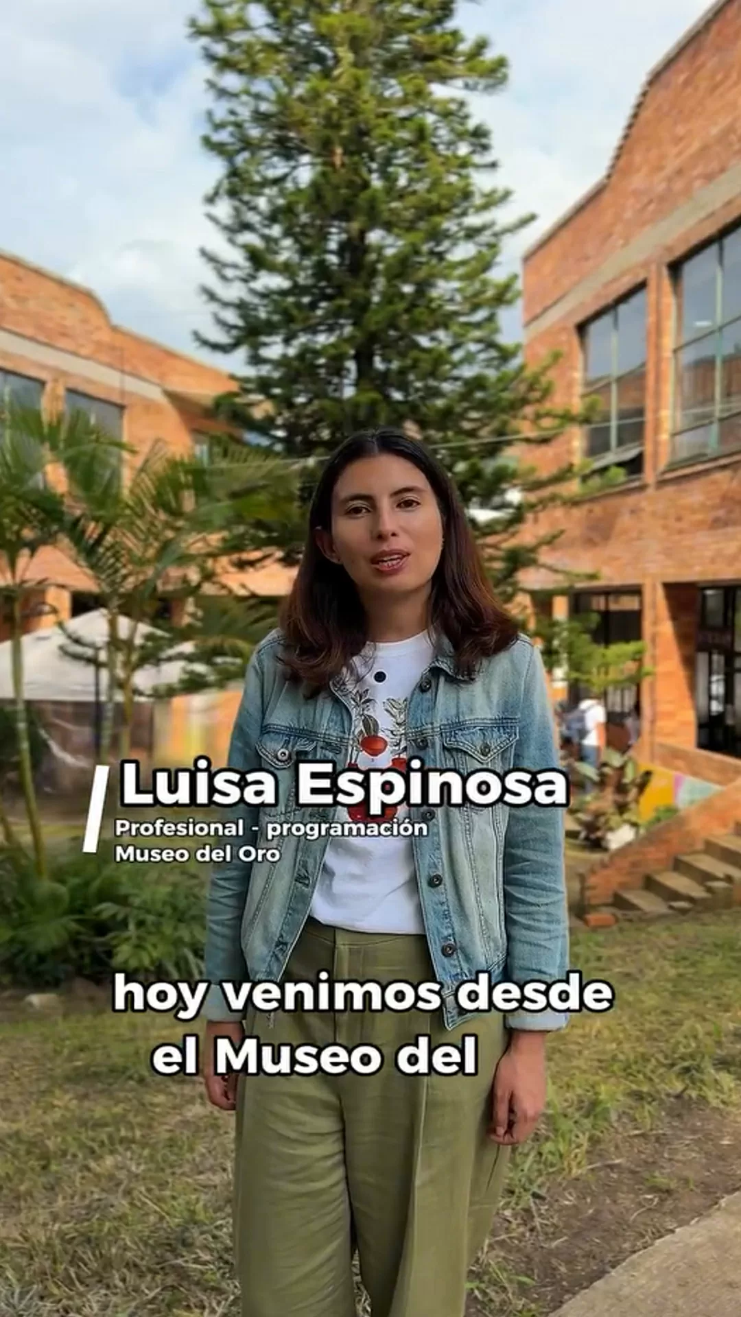 Luisa Espinosa, Profesional Museo del Oro 
