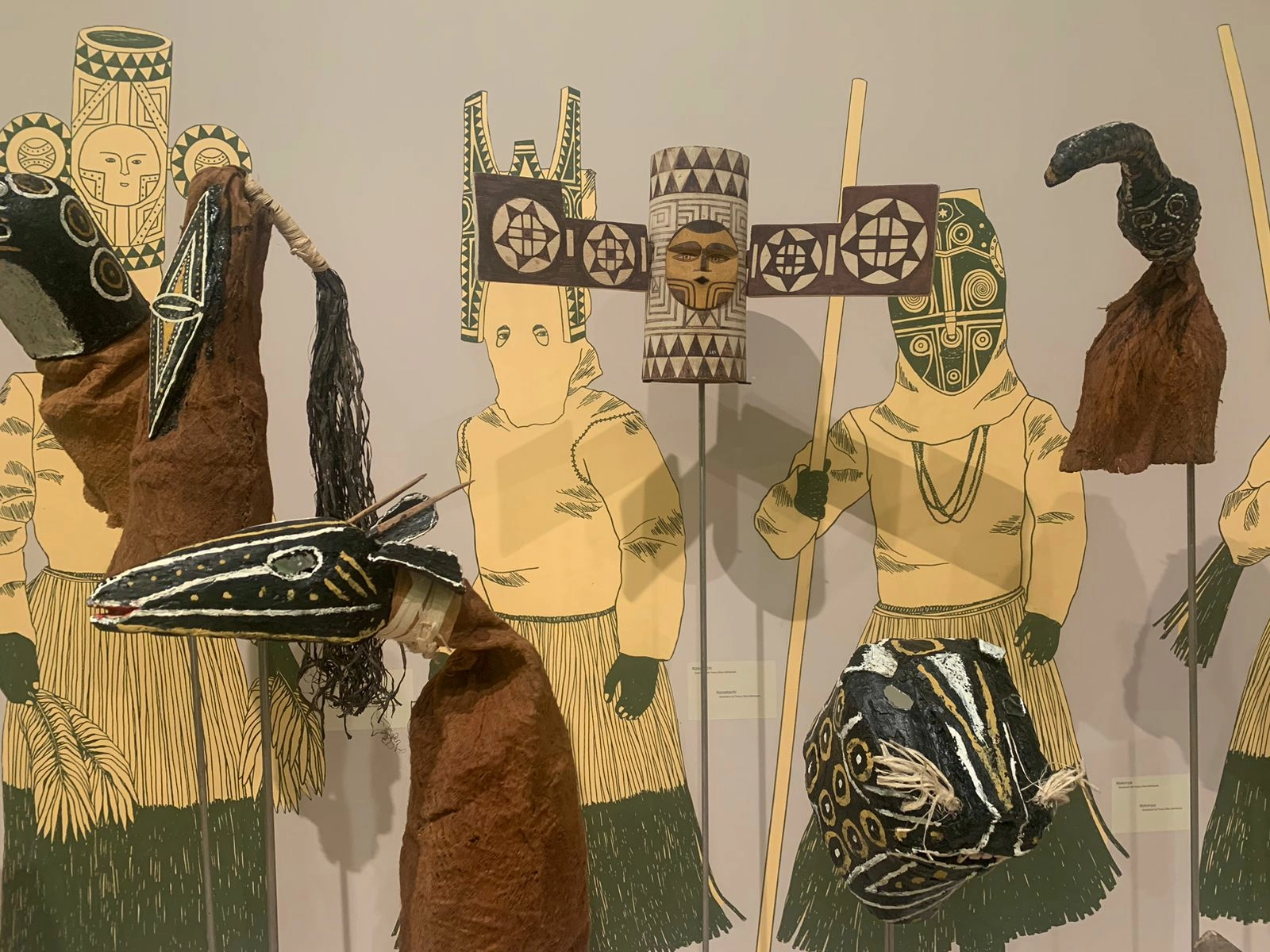 Vista de la exposición tiempos de curación