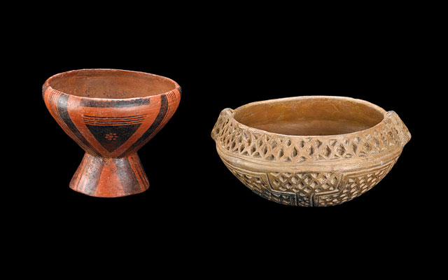 Vasijas Cauca Medio estilo Caldas