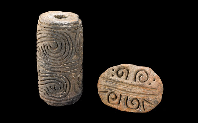 Pintaderas Cauca Medio periodo Tardío. 