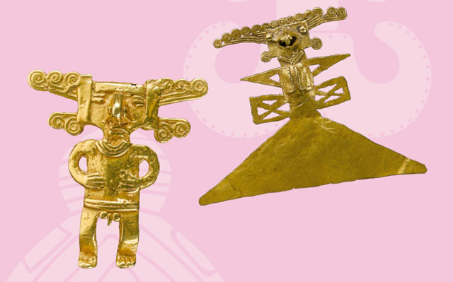 Colgantes Cauca Medio periodo Tardío