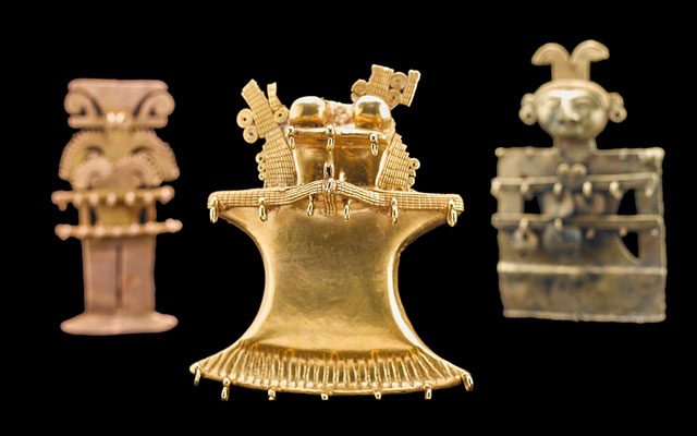 Colgantes tipo Darién Cauca Medio