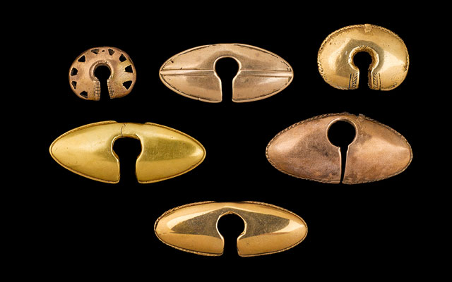 Narigueras del periodo Cauca Medio Clásico Regional