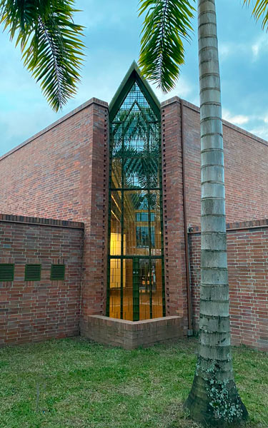 Ventana en el Museo del Oro Quimbaya. Sofía Restrepo.