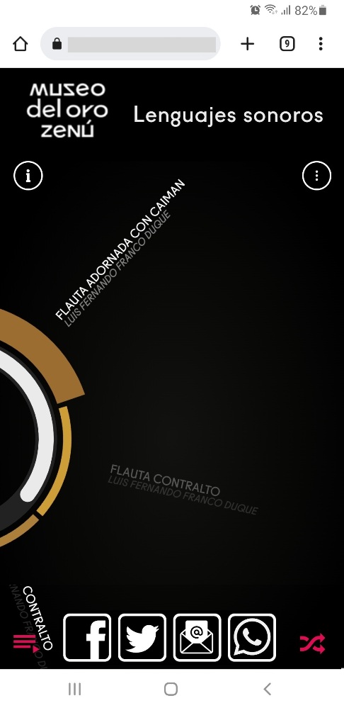 Pantalla de celular.