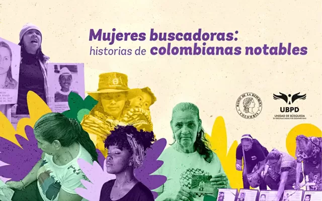 Cartel de mujeres buscadoras