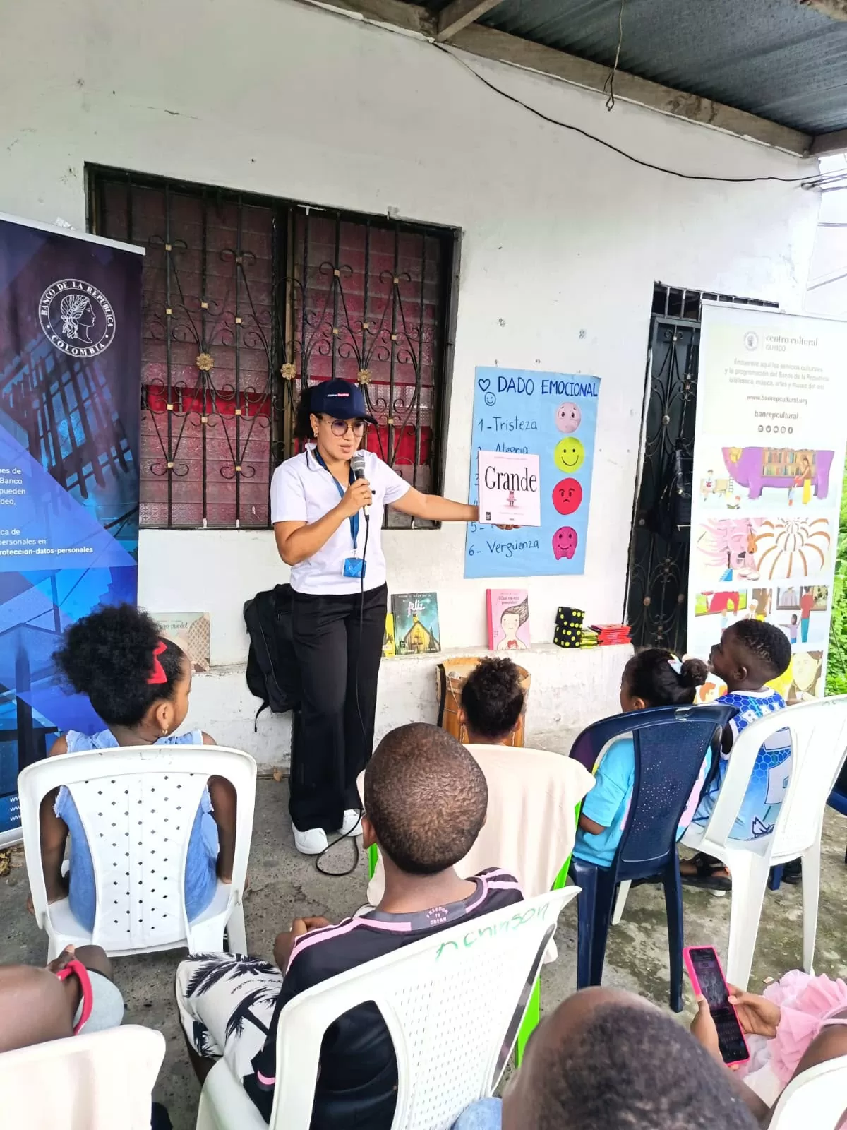 Mediación de lectura en el Barrio San Judas, Quibdó
