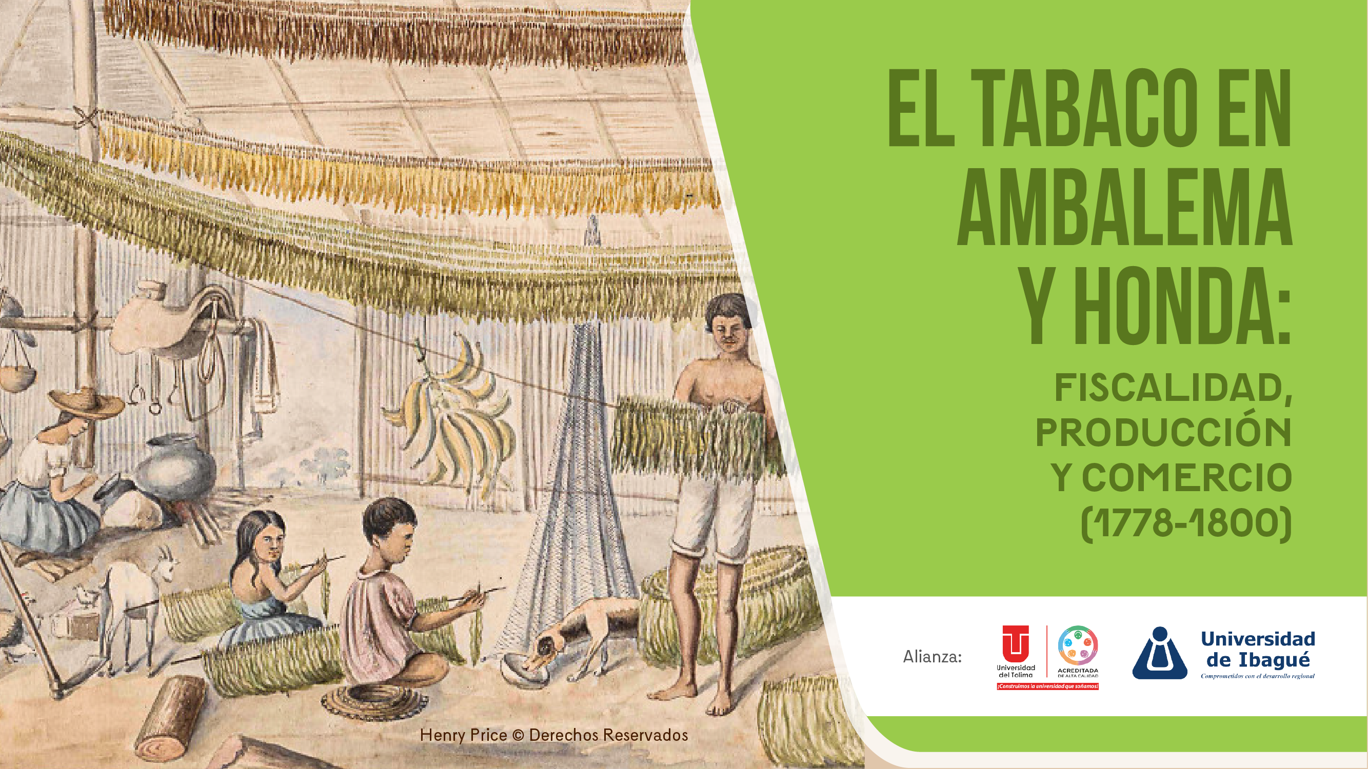 imagen de indigenas secando la planta del tabaco