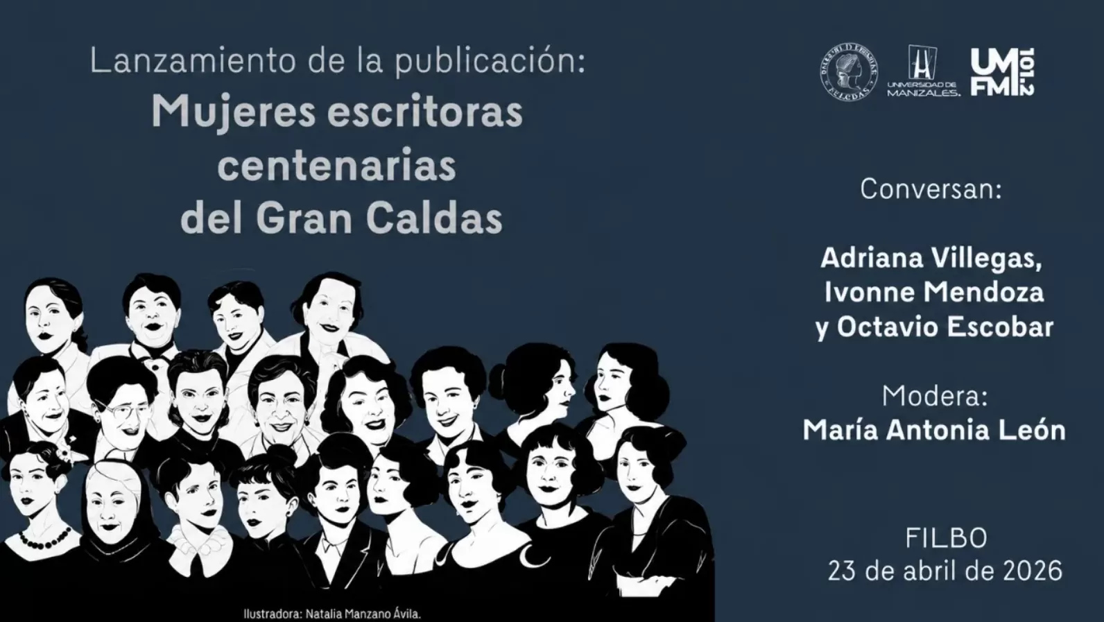 Lanzamiento publicación: Mujeres escritoras centenarias del Gran Caldas
