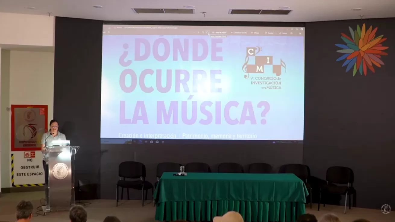 VI Congreso de investigación en música  Lugares, paisajes, sonidos... y seres vivos