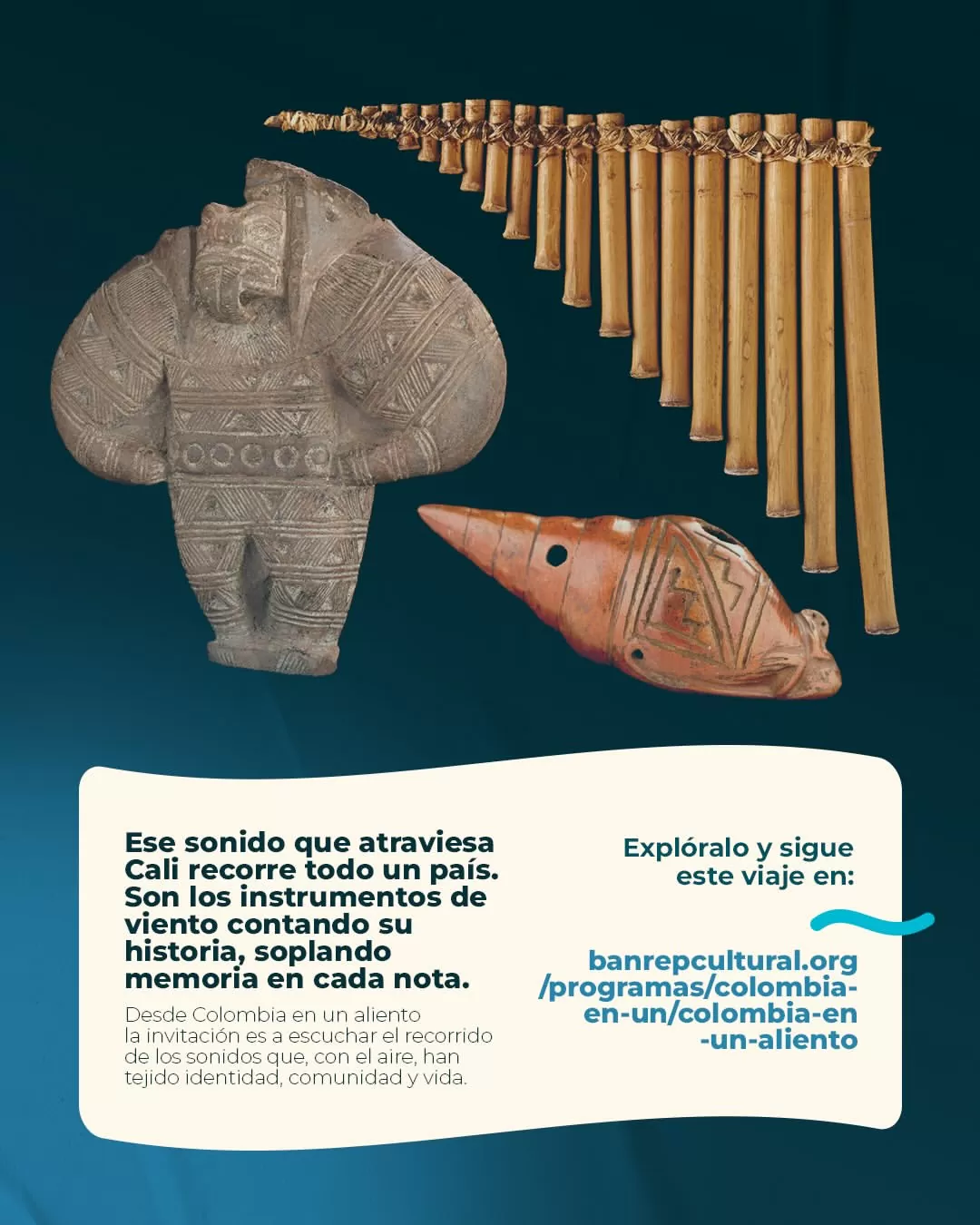 Este sonido que atraviesa Cali recorre todo un país. Son los instrumentos de viento contando su historia, soplando memoria en cada nota.