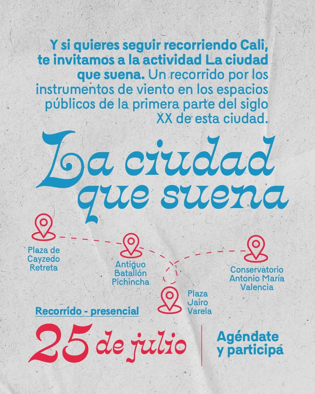 Y si quieres seguir recorriendo Cali, te invitamos a la actividad La ciudad que suena.