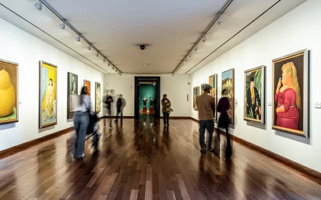 Sala de exposiciones del Museo Botero 