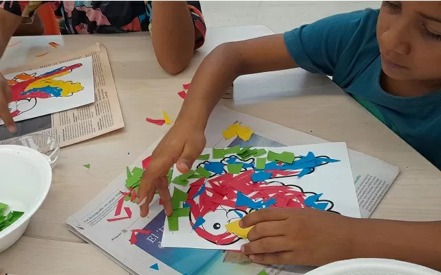 Niños taller Hagamos las paces con la naturaleza