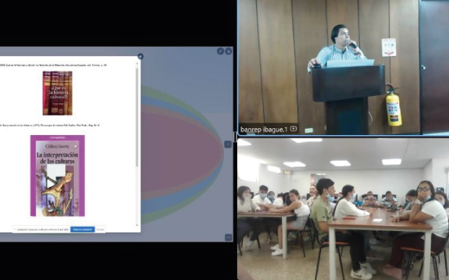 Conferencia virtual parte del servicio para investigadores del Centro Cultural de Neiva.