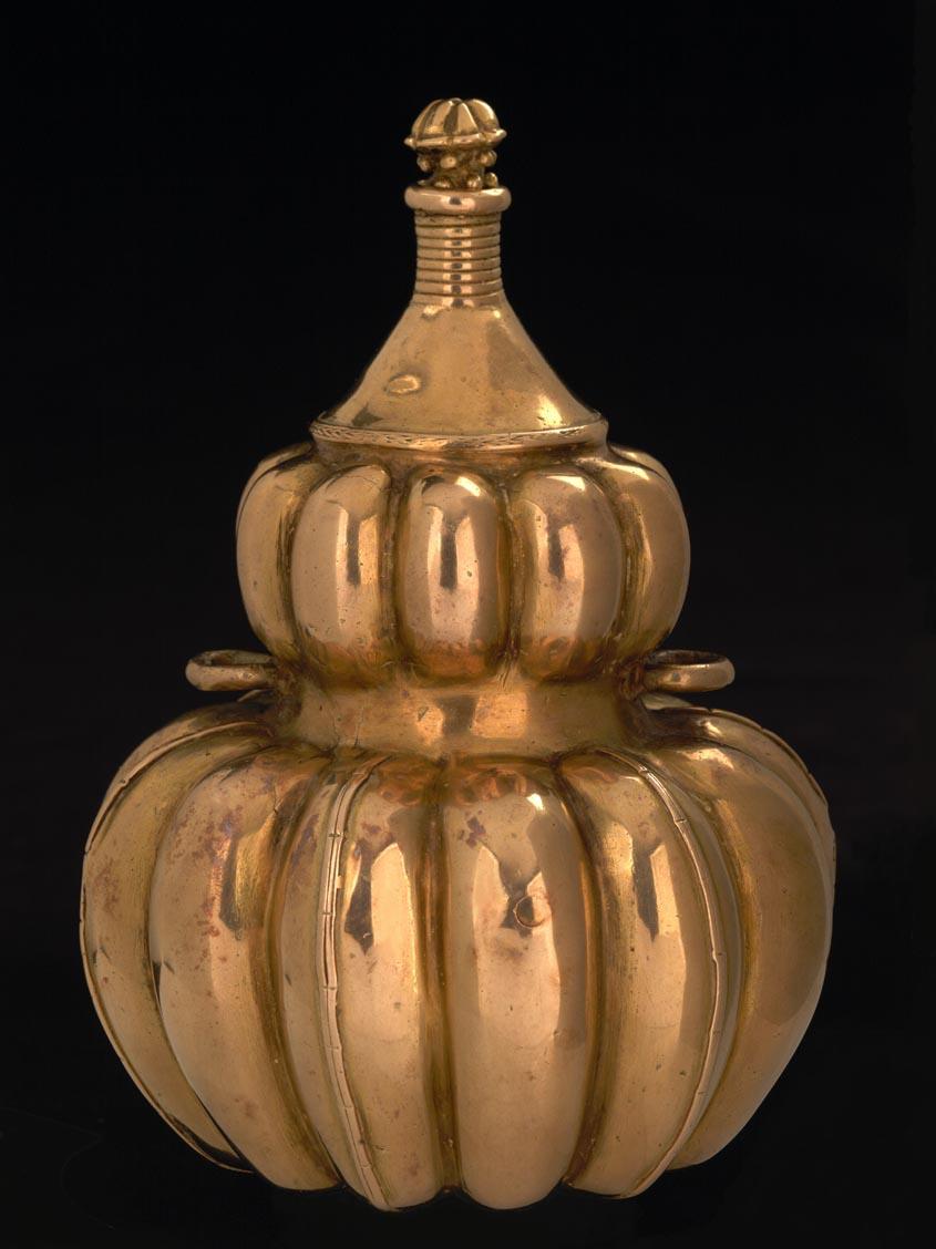 Poporo inspirado en la forma de una ahuyama