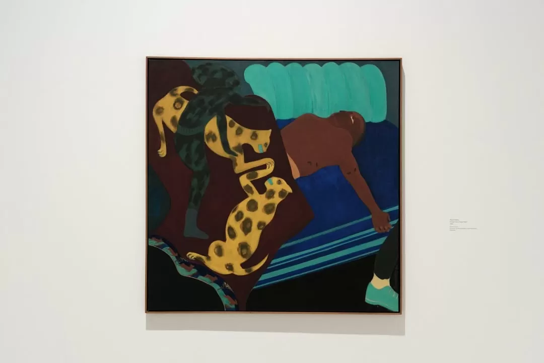 Fotografía de la obra de Beatriz González en el Barbican Centre
