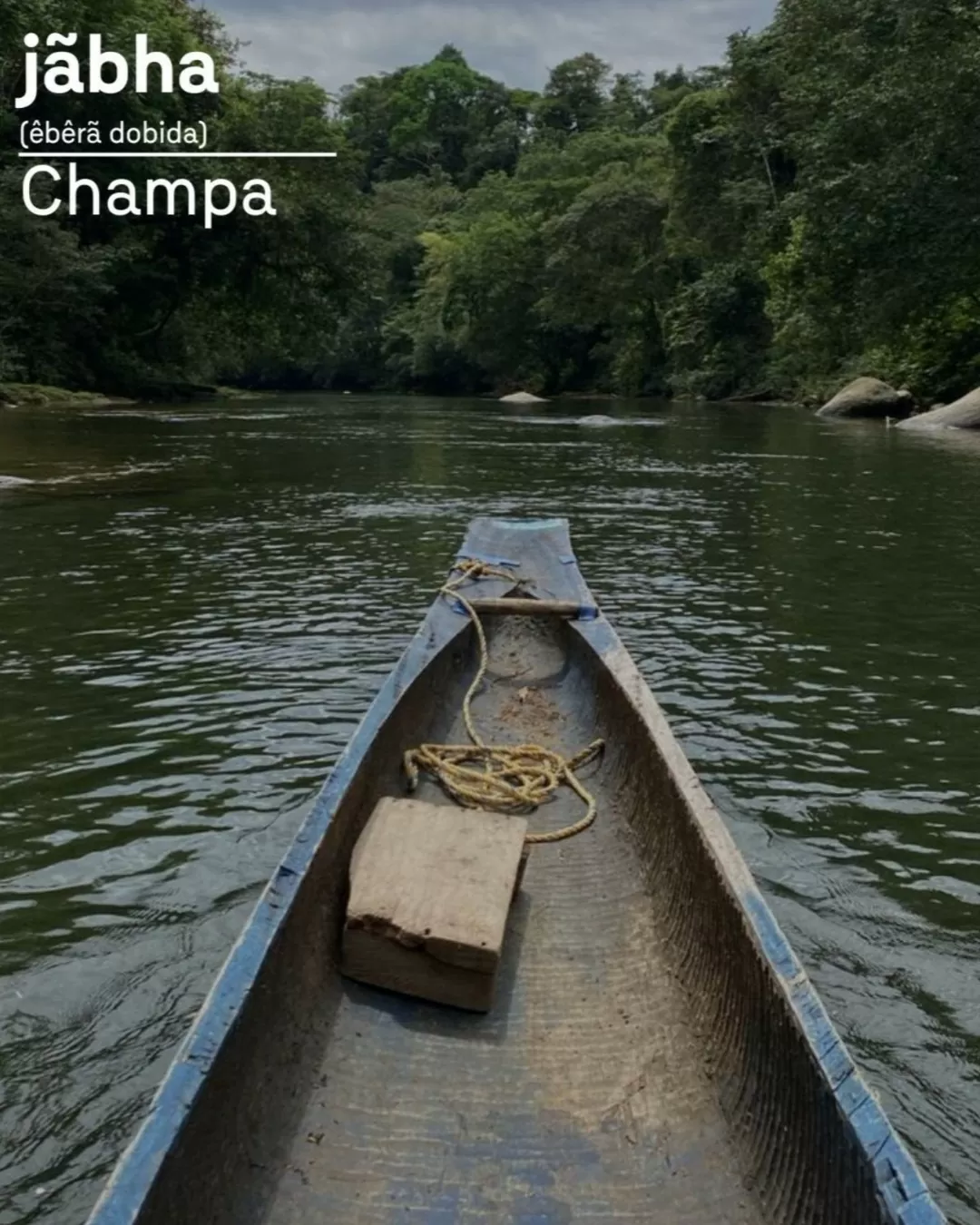 Una barca sobre un río 