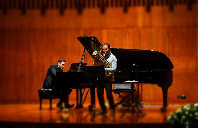 Foto del concierto del eufonista Diego Alexander Patiño (Colombia) - Temporada Nacional de Conciertos 2022