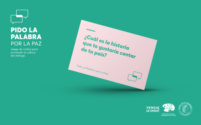 Pido la palabra por la paz