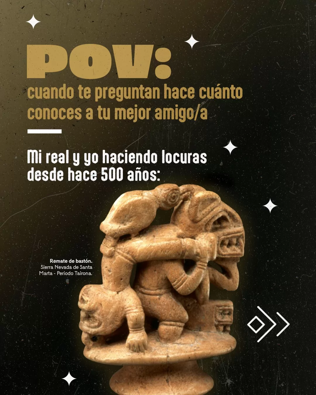 Remate de bastón, Sierra Nevada de Santa Marta - Periodo Tairona 