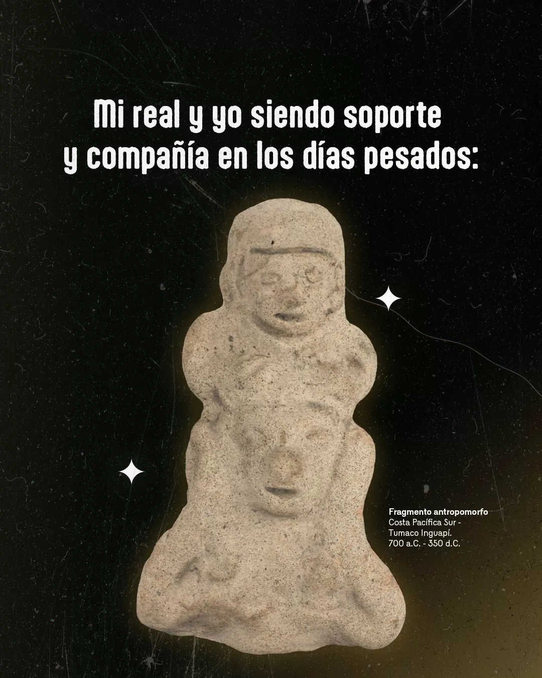 Fragmento antropomorfo, Costa Pacífico Sur - Tumaco Inguapí