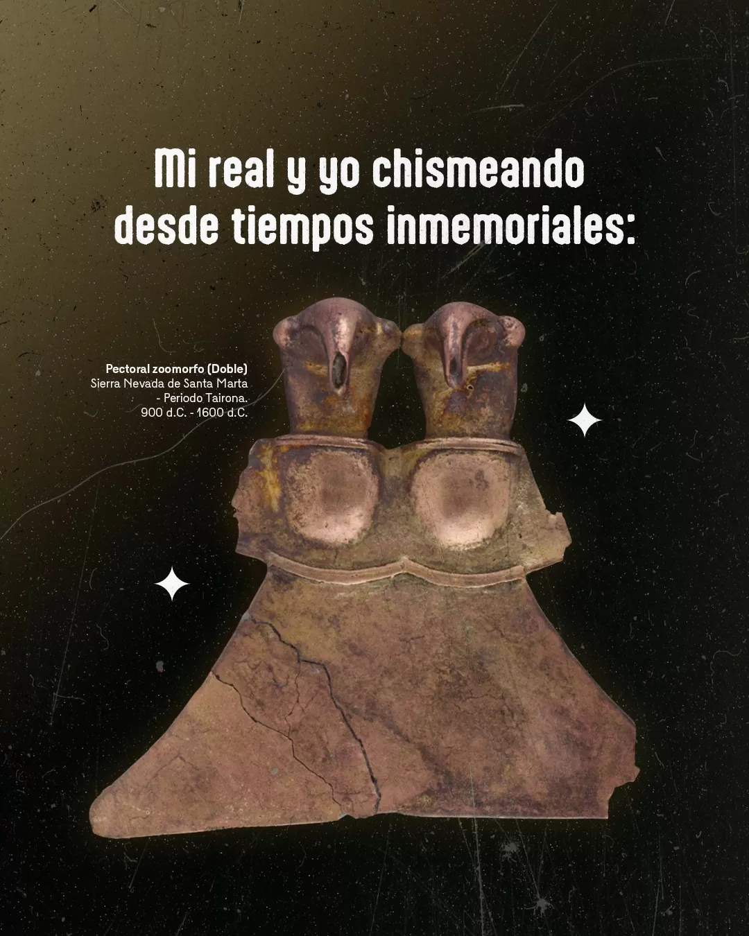 Pectoral Zoomorfo (Doble), Sierra Nevada de Santa Marta - Periodo Tairona