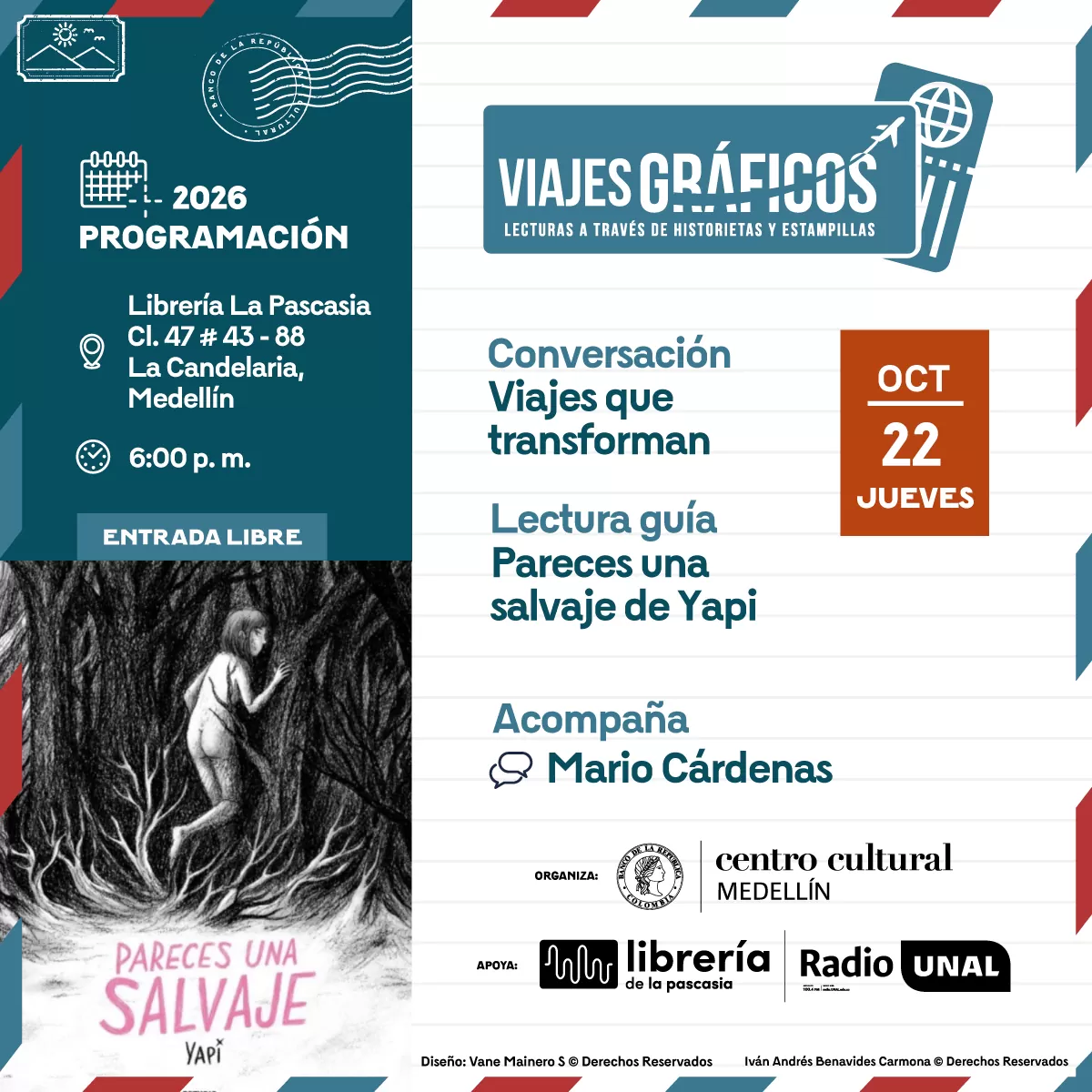 Viajes que transforman: Viajes Gráficos - Medellín 2026