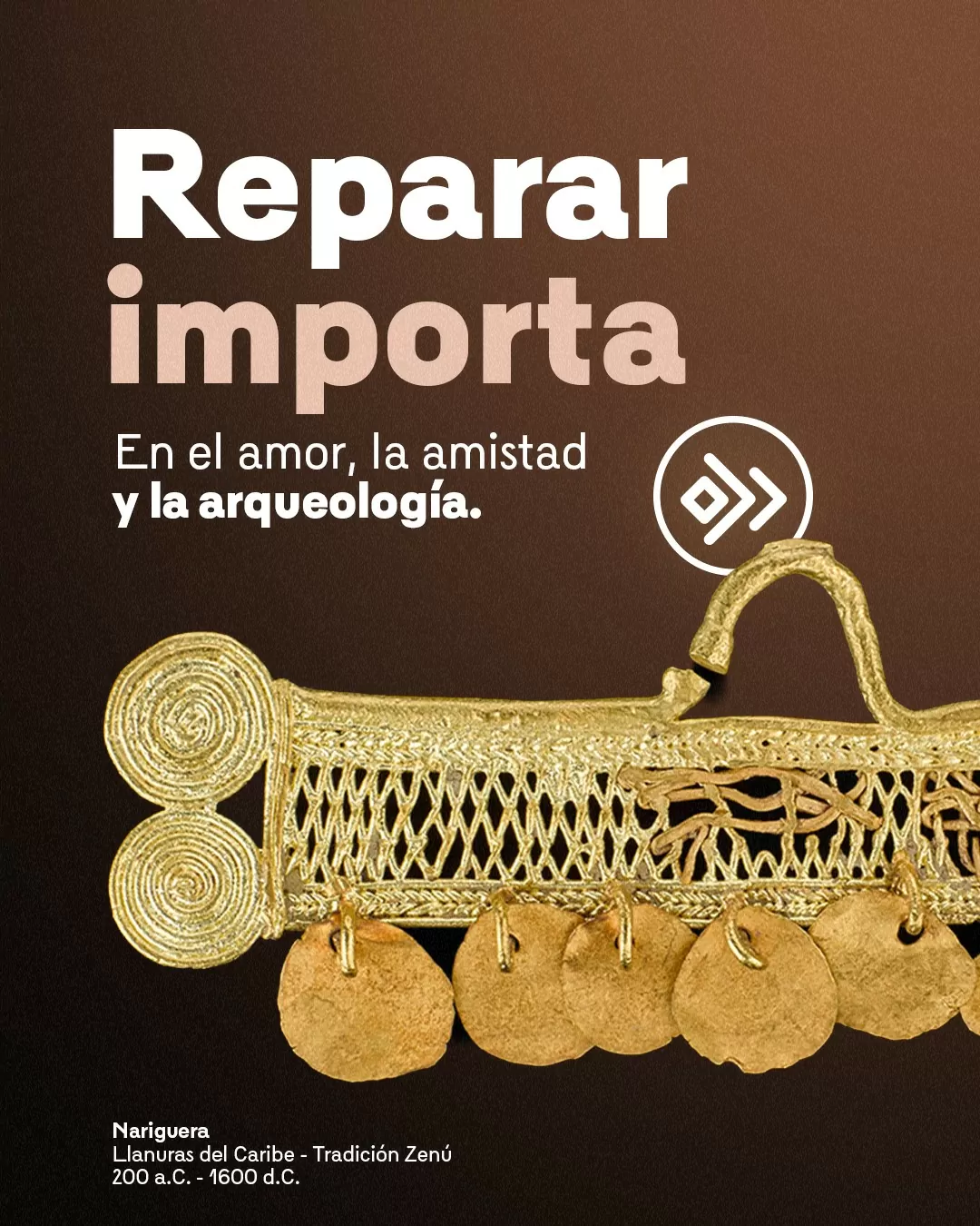 Nariguera. Llanuras del caribe, tradición Zenú